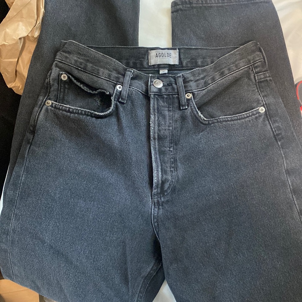 AGOLDE Black boyfriend jeans 25